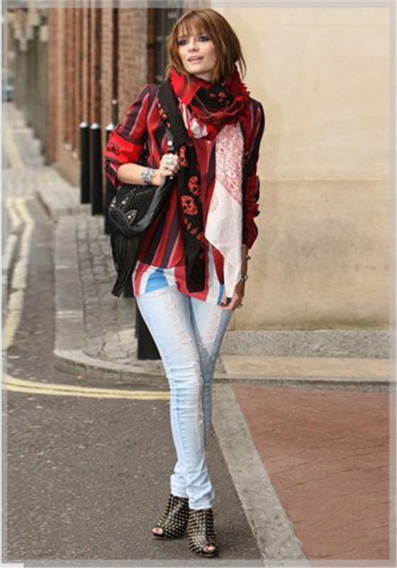 真絲圍巾 印花圍巾 女士圍巾