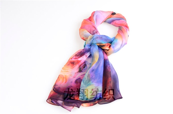 真絲圍巾效果圖