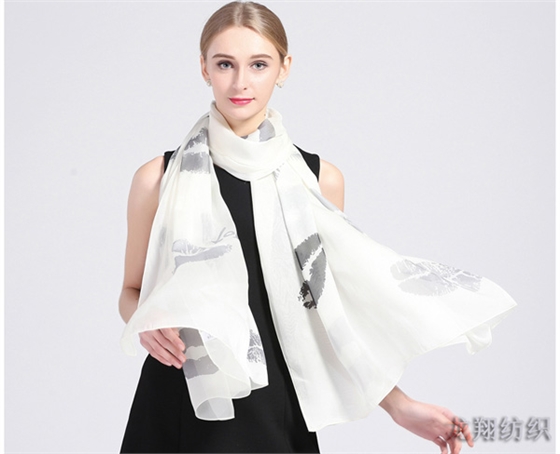 真絲圍巾