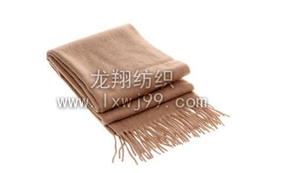 駝色羊絨圍巾