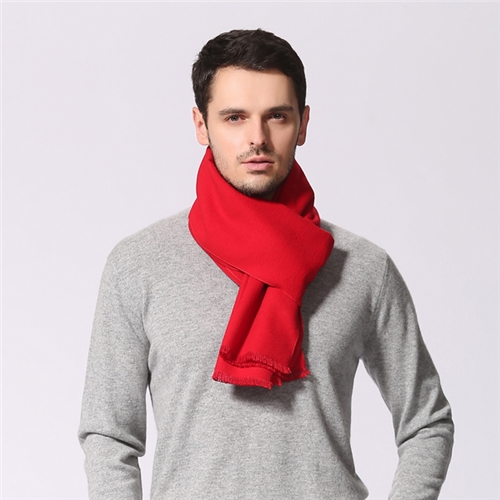 男女士紅色圍巾