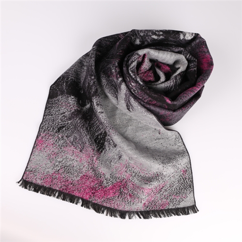 油畫藝術(shù)提花圍巾
