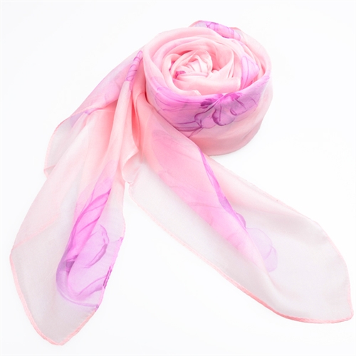 長(zhǎng)款百搭雪紡絲巾