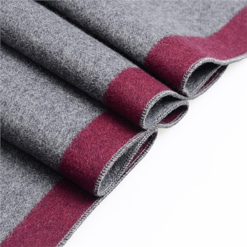 男士真絲拉毛圍巾