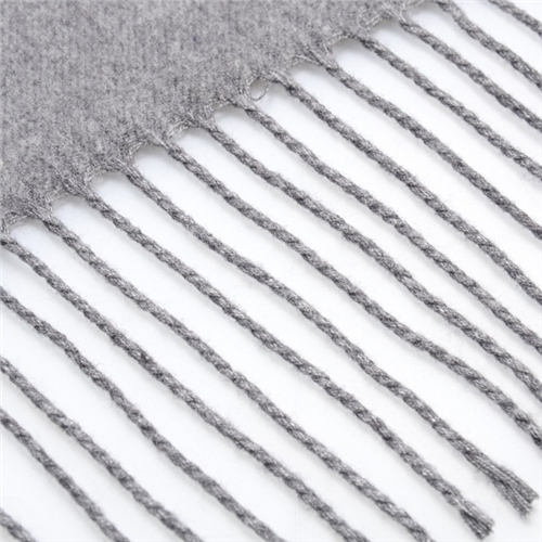 素色女士仿羊絨披肩