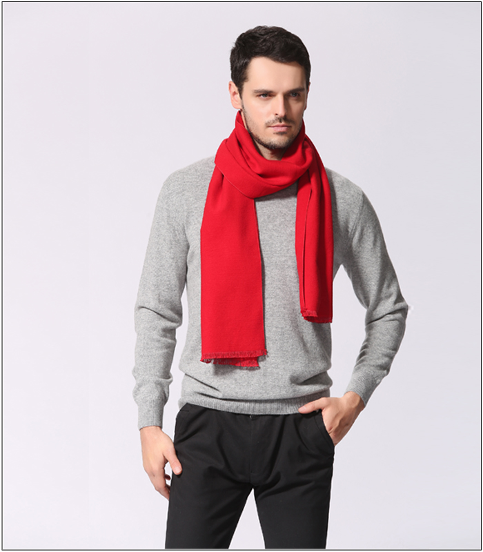 真絲圍巾 拉絨圍巾 大紅圍巾