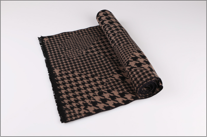 真絲圍巾 千鳥格圍巾 圍巾廠家