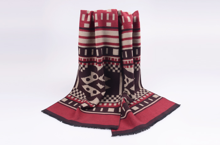 提花圍巾 圍巾定制 真絲圍巾 男士圍巾