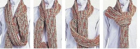 男士圍巾 男士圍巾的系法