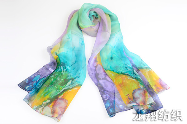 真絲圍巾