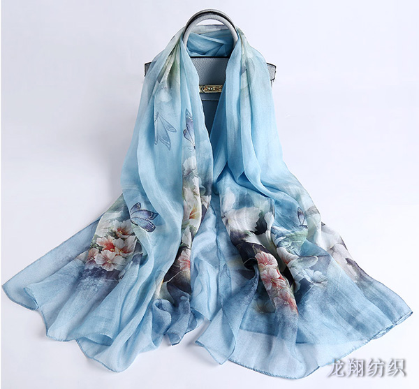 真絲圍巾