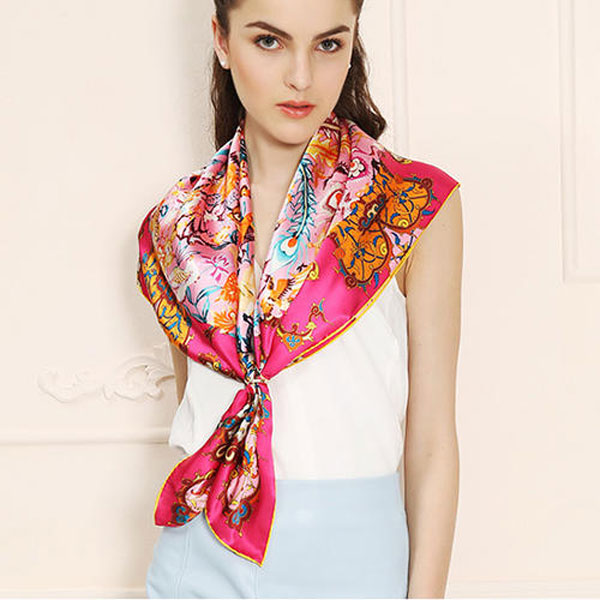 絲巾的掩飾作用