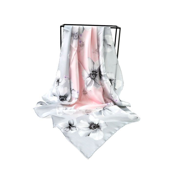 筆下生花絲巾整體圖