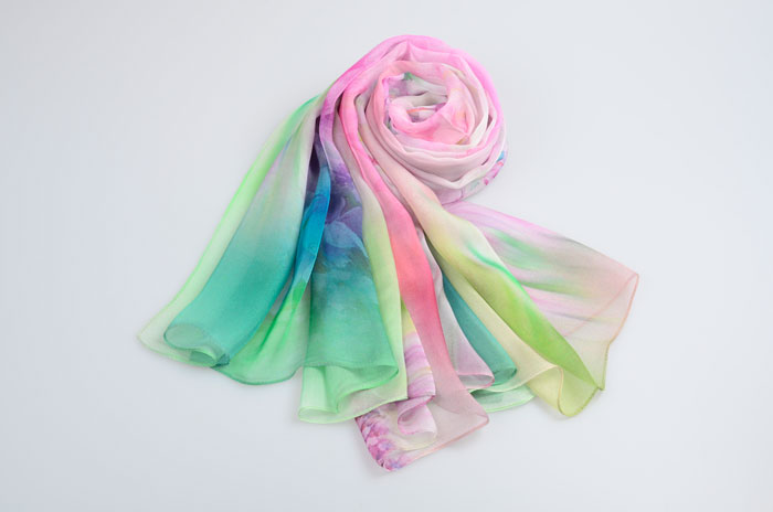 迷花沾草絲巾細(xì)節(jié)圖