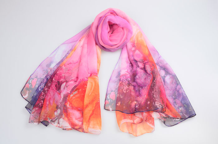 萬紫千紅絲巾整體圖