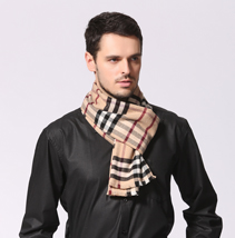 經(jīng)典格子圍巾