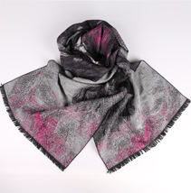 油畫(huà)藝術(shù)提花圍巾 油畫(huà)藝術(shù)提花圍巾