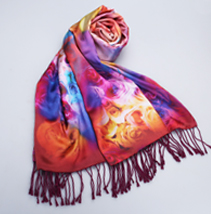 印花復(fù)合披肩