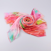 羊毛噴繪披肩 羊毛噴繪披肩